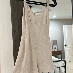 abercrombie & fitch linen romper